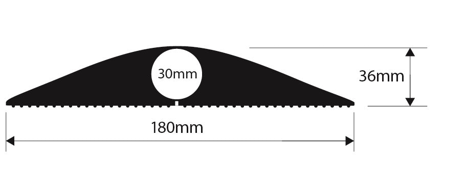 Industrial G Black and Grey - 4.5 M ( 30mm Diameter inside space )