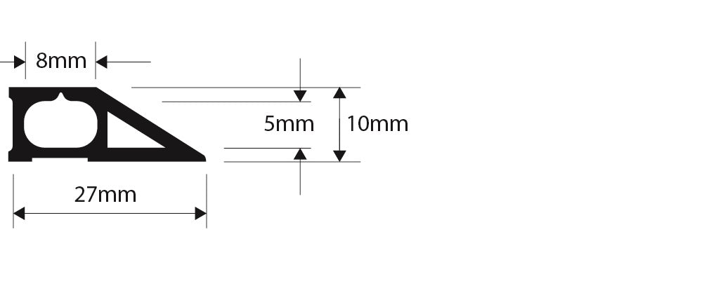 Snap Top L Grey - 9 M Protectors ( 5mm x 8mm hole )